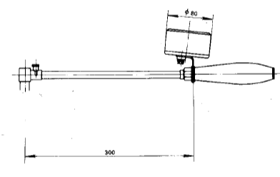 WRE-890M凸型表面熱電偶溫度計(jì)安裝圖片 WRE-890M凸型表面熱電偶溫度計(jì)安裝圖片