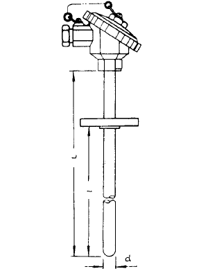 WZP-430固定法蘭防水接線盒熱電阻安裝圖片 WZP-430固定法蘭防水接線盒熱電阻安裝圖片