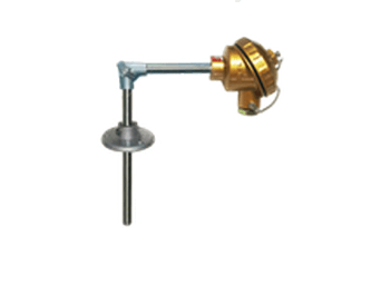 WRN2-520活動法蘭防濺式雙支直角熱電偶