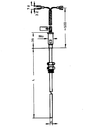 WRCK-291固定卡套螺紋鎧裝熱電偶安裝圖片