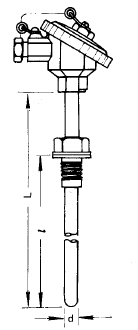 WZP-231固定螺紋防水式熱電阻安裝圖片